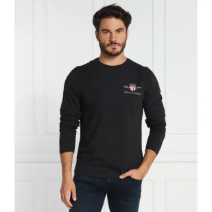 Gant Longsleeve MEDIUM ARCHIVE SHIELD | Regular Fit - Koszulki męskie - miniaturka - grafika 1