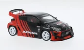 Samochody i pojazdy dla dzieci - Ixo Models Toyota Pandem Gr Yaris Advan 2022 Blac 1:43 Moc328 - miniaturka - grafika 1