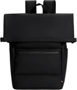 Tommy Hilfiger Męski plecak TH TPU ROLLTOP AM0AM13497 plecak, czarny (czarny), OS, czarny (czarny), rozmiar uniwersalny - Plecaki - miniaturka - grafika 1