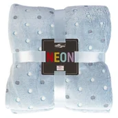 Koce - Koc Mikrofibra Neon 200x220 laguna odcien błękitu - miniaturka - grafika 1