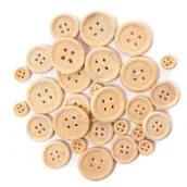 Scrapbooking - Guziki Drewniane Mix 30 Szt. – Naturalne Dalprint - miniaturka - grafika 1