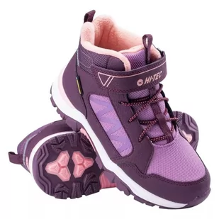 Buty Hi-Tec Girvine Mid Wp Jr 92800442359 fioletowe - Buty dla dziewczynek - miniaturka - grafika 1