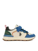Buty dla chłopców - U.S. Polo Assn. Sneakersy EO-ALEX001K/6TY1 Écru - miniaturka - grafika 1