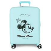 Walizki - Disney Minnie You Are Magic Walizka kabiny Niebieski 40x55x20 cms Twarde mocowanie ABS Wbudowany 38,4l 2,82 kg 4 koła Podwójne Bagaż Ręczny, niebieski, Talla única, Walizka kabinowa - miniaturka - grafika 1