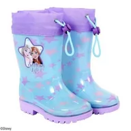 Buty dla dziewczynek - Coqui Kalosze Perletti Kraina Lodu Jr 98077 niebieskie - miniaturka - grafika 1