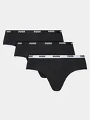Majtki damskie - Puma Komplet 3 par bokserek 907592 Czarny - miniaturka - grafika 1