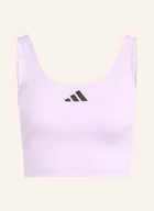 Biustonosze - Adidas Biustonosz Sportowy Power lila - miniaturka - grafika 1