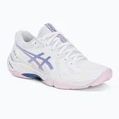 Buty sportowe damskie - Buty do squasha damskie ASICS Blade FF white/sapphire - miniaturka - grafika 1