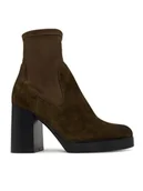 Botki damskie - Aldo Botki Seraphica 14116582 Brązowy - miniaturka - grafika 1