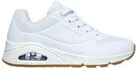 Sneakersy damskie - Sneakersy damskie białe Skechers Uno Stand on Air (73690-WHT) - miniaturka - grafika 1