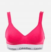 Biustonosze - Calvin Klein Biustonosz Różowy Braletka z Logo XS 2a1f4_f* Tia - miniaturka - grafika 1