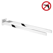 Wieszaki łazienkowe - Wieszak na ręczniki BEZ WIERCENIA tesa podwójny - miniaturka - grafika 1