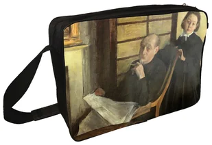 Torba na ramię Henri Degas i jego siostrzenica Lucie Degas Edgar Degas - Torby szkolne - miniaturka - grafika 1