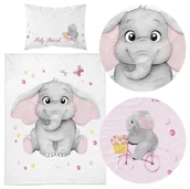 Pościel dla dzieci - Pościel 90 x 120 Bawełna Dziecięca Maya Mo 4283B - miniaturka - grafika 1