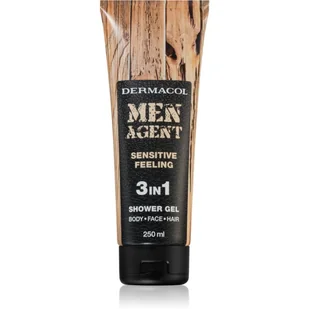 Dermacol Men Agent Sensitive Feeling 3in1 żel pod prysznic 250 ml dla mężczyzn - Żele pod prysznic dla mężczyzn - miniaturka - grafika 1