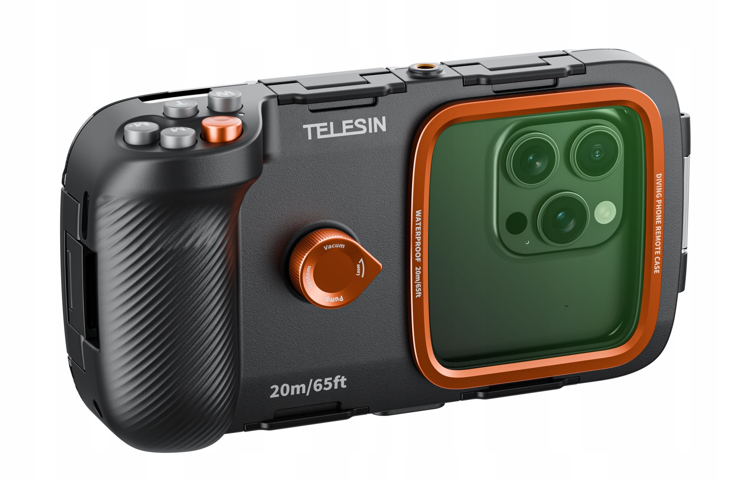 Wodoodporne Etui na Telefon 20m Obudowa Podwodna Bluetooth Migawka Telesin