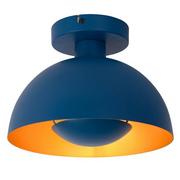Lampy sufitowe - Lucide Loftowa LAMPA sufitowa SIEMON 45196/01/35 metalowa OPRAWA kopuła niebieska - miniaturka - grafika 1