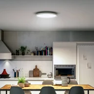 Lampy sufitowe - Philips Hue Lampa sufitowa LED White Ambiance Aurelle, Ø 40 cm możliwość ściemniania, biały / opal, salon / jadalnia, metal, nowoczesny - miniaturka - grafika 1