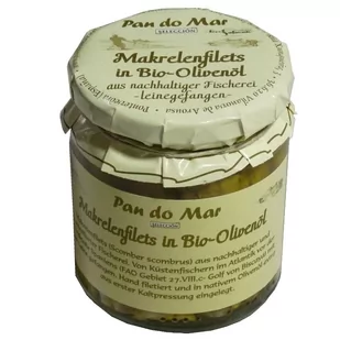 Pan Do Mar MAKRELA W BIO OLIWIE Z OLIWEK 220 g - Zdrowa żywność - miniaturka - grafika 1