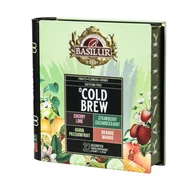 Herbata - Basilur Cold Brew Assorted Herbata Owocowa 4 Smaki Napar Bez Kofeiny Saszetki Puszka - 32 X 2 G - miniaturka - grafika 1