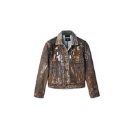 Kurtki damskie - Desigual kurtka damska, Brown, M - miniaturka - grafika 1