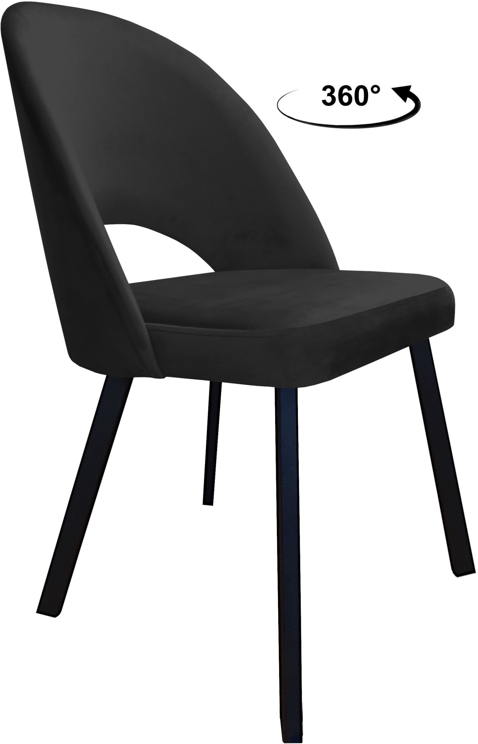 Krzesło obrotowe Polo podstawa Profil czarna MG19