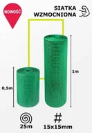 Akcesoria do ogrodzeń - Un Siatka Ogrodowa Zielona Typ 404 1M*25Mb S-B 001 10 5906530825012 - miniaturka - grafika 1