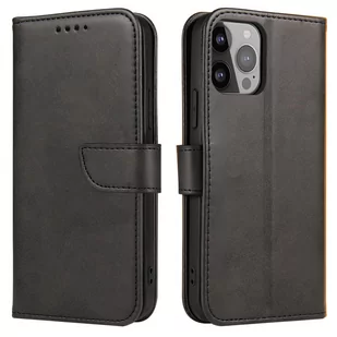 Etui Pokrowiec z Klapką Braders Case do iPhone 13 Pro Max czarny - Etui i futerały do telefonów - miniaturka - grafika 1