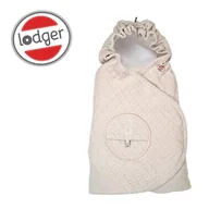 Śpiworki dla dzieci - Lodger Polarowy wielofunkcyjny otulacz kocyk do fotelika samochodowego jasnobeżowy Fleece Birch - miniaturka - grafika 1