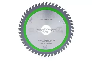 LUNA Tarcza do pilarek tarczowych z węglikiem wolframu, 165 x 30 Z48 Silent TCT BS - (27760-0201) 277600201 - Tarcze do pił - miniaturka - grafika 1