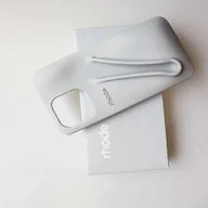 Etui i futerały do telefonów - Pełny pakiet silikonowej szminki kompatybilny z etui na telefony 13/14/15 Pro Max Jasny szary iphone15 - miniaturka - grafika 1