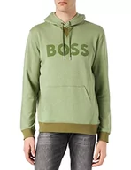 Bluzy męskie - BOSS Weindi męska bluza z kapturem, ZIELONY, M - miniaturka - grafika 1