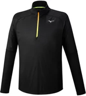 Bluzy sportowe męskie - Bluza męska Mizuno  Dryaeroflow LS HZ black S - miniaturka - grafika 1