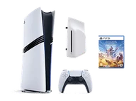 Konsole Playstation - Sony PLAYSTATION 5 Pro 2TB + Napęd optyczny PS5 Gra Horizon Zero Dawn Remastered Edition Biało-czarny - miniaturka - grafika 1