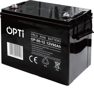 Volt Akumulator Volt Polska AGM OPTI 12V 90Ah - Akumulatory do elektronarzędzi - miniaturka - grafika 1