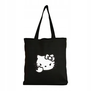 Eko Torba na ramię Na Zakupy Shopper Prezent Torebka Hello Kitty Kotek - Torby i wózki na zakupy - miniaturka - grafika 1