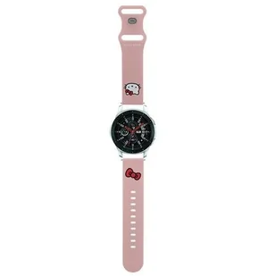 Pasek uniwersalny HELLO KITTY Silicone Kitty Head szerokość 22mm Różowy HKUWLSCHBLP - Akcesoria do smartwatchy - miniaturka - grafika 2