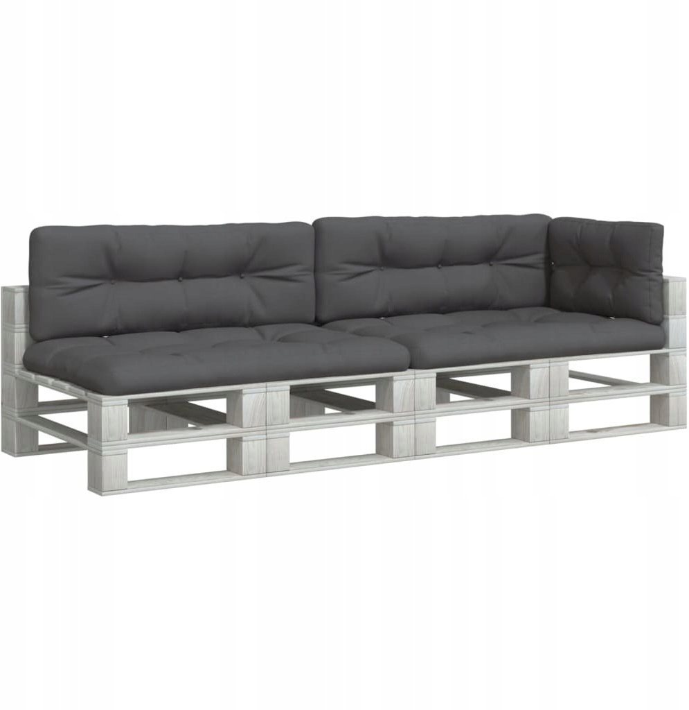 Setgarden Poduszki na palety, 5 szt., antracytowe, tkanina 3217134 VidaXL