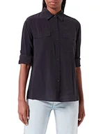 Bluzy damskie - BOSS Bluza damska, niebieska (Open Blue), 34 (DE) - miniaturka - grafika 1