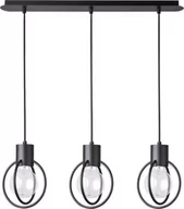 Lampy sufitowe - Sigma Lampa wisząca AURA KOŁO industrialna czarna 31090 - miniaturka - grafika 1
