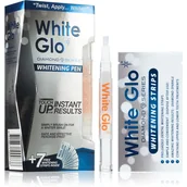 Wybielanie zębów - White Glo Diamond Series Whitening Pen zestaw Pisak wybielający 2,5 ml + Wybielające paski do zębów 7 szt unisex - miniaturka - grafika 1