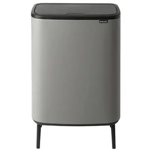 Brabantia Kosz na śmieci Bo Touch Bin Hi 60 l szary matowy 130281 - Kosze na śmieci - miniaturka - grafika 1