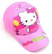 Czapki damskie - HELLO KITTY Czapka z daszkiem dla dziewczynki róż - miniaturka - grafika 1