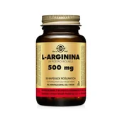 Witaminy i minerały - Solgar Brak L-arginina 500 mg 033984001404 - miniaturka - grafika 1