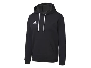 adidas Męska bluza z kapturem "Entrada 22", z polaru (XL, Czarny) - Swetry męskie - miniaturka - grafika 1