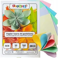 Szkolne artykuły papiernicze - Escuela Papier ksero A4 pastelowy 160g - miniaturka - grafika 1