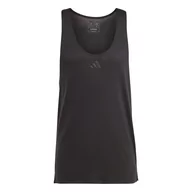 Koszulki męskie - Tank top męski adidas WORKOUT STRINGER czarny IL1403-XS - miniaturka - grafika 1