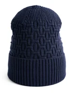 Czapki damskie - Czapka Zimowa Damska Męska Beanie Podwijana Uniwersalna Casualowa Jesienna - miniaturka - grafika 1