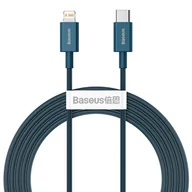 Kable USB - Baseus lightning - USB-C Superior Series, 20W, PD, 2m niebieski - miniaturka - grafika 1