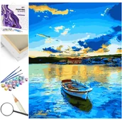 Malowanie po numerach - Łódź Nad Morzem - miniaturka - grafika 1